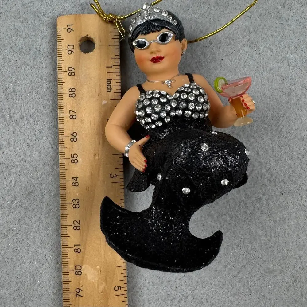 December Diamonds Margarita Diamond Mermaid Ornament 2010 Limited Production VTG